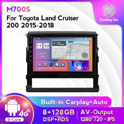 MEKEDE Octa Core Car Radio Stereo Navigation GPS For Toyota Land Cruiser 200 LC200 2015 2016 2017 2018 Tape Recorder with WIFI