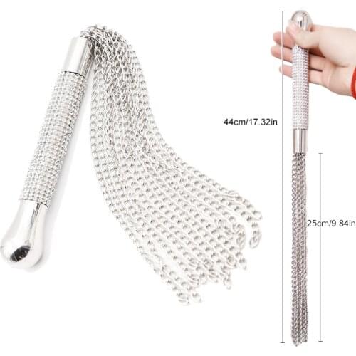 Bdsm Metal Chain Whip Flogger Ass Spanking Paddle Torture Bondage Slut Slave Whip Fetish Erotic Sex Toy For Women Men SM Product