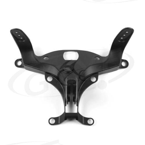 CNC Aluminum Motorcycle Front Headlight Upper Fairing Stay Mount Bracket For Yamaha YZF R1 YZF-R1 2007 2008 Black