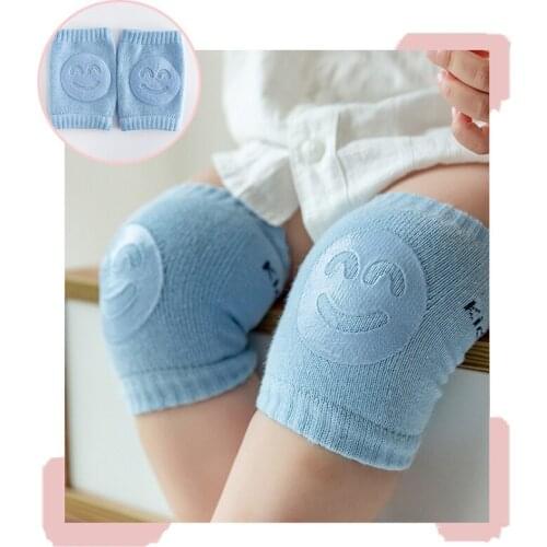 Kids Non Slip Crawling Elbow Infants Toddlers Baby Accessories Smile Knee Pads Protector Safety Kneepad Leg Warmer Girls Boys