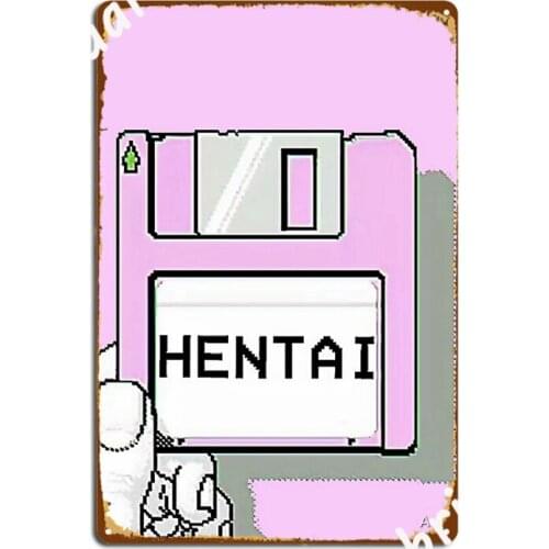 Hentai Disk Metal Signs Cinema Kitchen pub Garage create Tin sign Posters