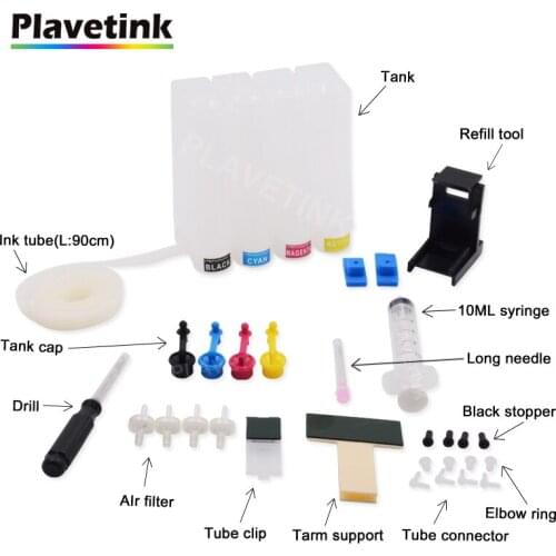 Plavetink 4 Color Universal Diy Ciss ink Tank For Canon 445 446 PG445 CL446 PG-445 CL-446 PG 445 CL 446 XL Inkjet Cartridge Ciss
