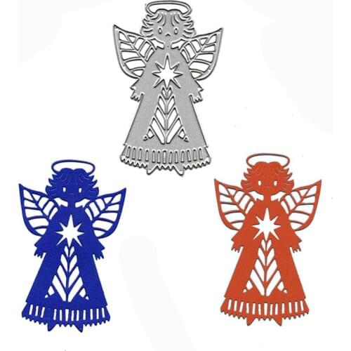 Angel Metal Dies Faca De Corte Scrapbook Cut Die Mold Paper Craft Knife Mould Blade Punch Stencils Embossing Stencil Cutting Die