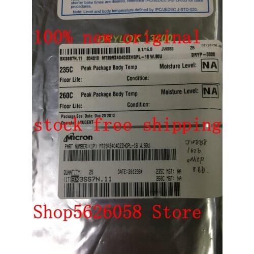 MT29RZ4C4DZZHGPL-18 W.80U JW888 MT29RZ4C2DZZHGSK-18 W.80E JW960 BGA 100% new original 5PCS/LOT STOCK