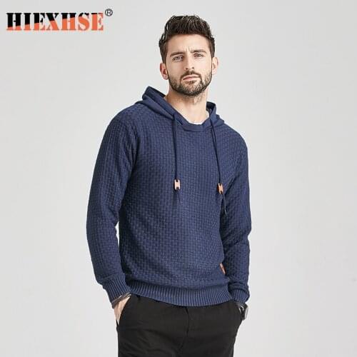 2020 Autumn New Fashion Slim Fit Sweater Men Hoodie Thin Turtleneck Knitted Pullover Men Casual Solid Mens Sweaters Pull Homme