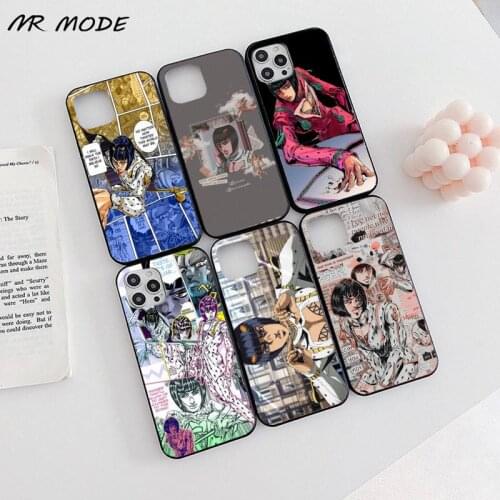 Jojos bizarre adventure Phone Case for iPhone 11 12 pro XS MAX 8 7 6 6S Plus X 5S SE 2020 XR Soft mobile bags coque cover