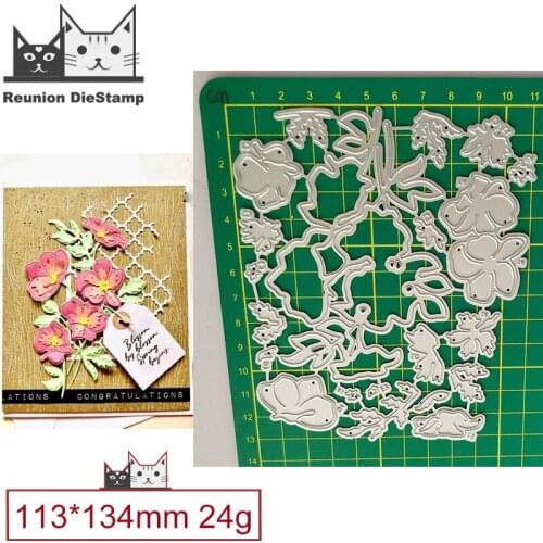 2021 New Cut Die Flowers Combination Metal Cutting Dies DIY Scrapbooking Steel Craft Die Cut Embossing Paper Cards