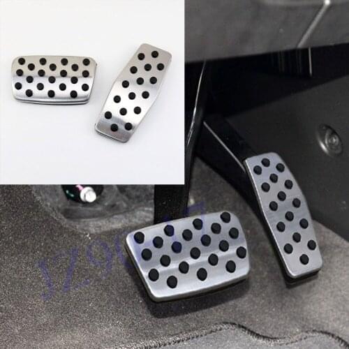 Non Slip No Drilling Stainless Steel Foot Rest Pedal Cover Car Pedals Cover Fit For Chevrolet Cruze Malibu Accessories