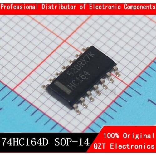 10PCS 74HC164D SOP-14 SN74HC164DR 74HC164 SOP14 SOP SMD New and Original IC Chipset