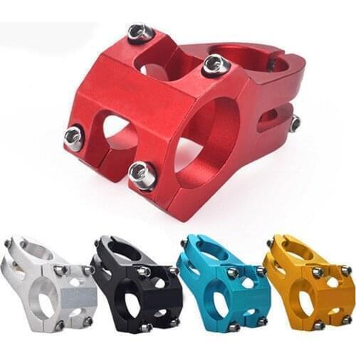 Aluminium Alloy Stem Bike Stem MTB Riser Steering Wheel Short Handlebar 31.8MM MTB Power Outdoor Bicycle Bikes Accessories