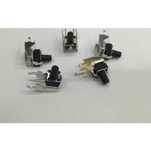 With long bracket Horizontal touch switch Micro switch Button 6*6*9mm Copper foot Button jog