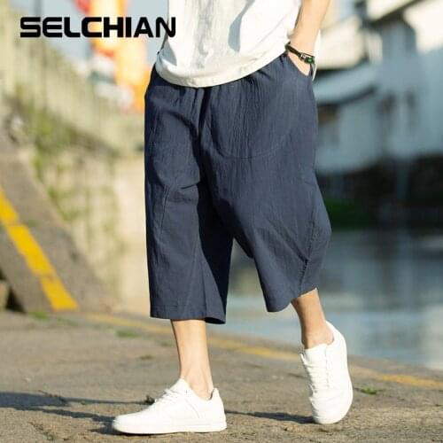 SELCHIAN Mens Summer Pants