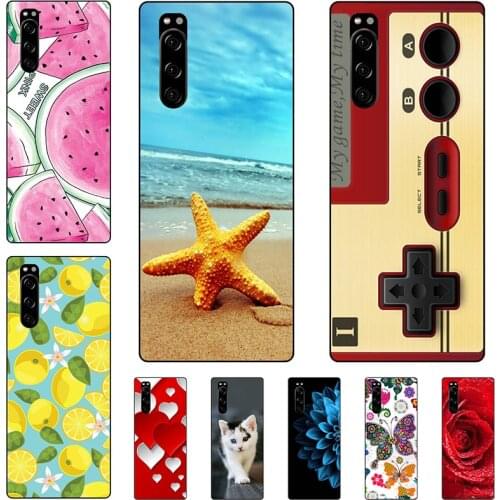 Silicone TPU Soft Phone Case For Sony Xperia 5 J8210 J8270 J9210 Case For Sony Xperia XZ5 Cover Xperia5 Coque Fundas