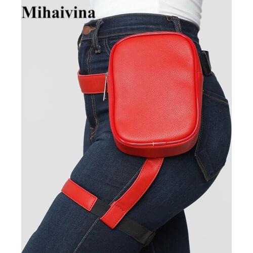 Mihaivina Thigh Drop Leg Bag For Women Waist Bags Motorcycle Fanny Pack Belt Bag Unisex Casual Outdoor Sports Hip Bum Bags 2021