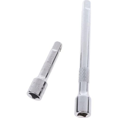 1Pc 50mm 100mm Long Extension Bar 1/4 Drive Ratchet Socket Extender Hand Adjustment Tool Extension Socket Drive Hand Tool