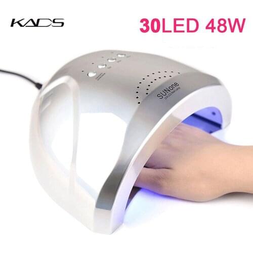 KADS 48W UV Led Lamp Nail Dryer For All Gels 30 leds Nail Art Lamp Auto Sensor Sun Light Timer 5/30/60s Manicure Salon Tool