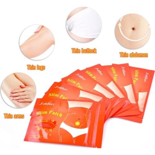 300 Pieces=30 Bags Natural Plant Essential Oil Slim Patch Navel Sticker Weight Loss Belly Fat Burner Body Detox Slimming Product