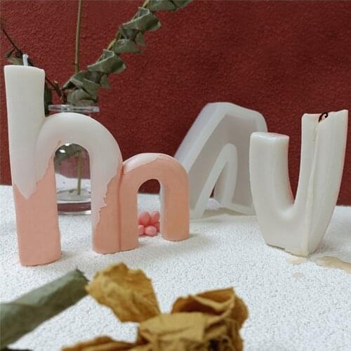 3D Creative Silicone Candle Mould DIY Aromatherapy Candle Mold New Geometry Handmade Resin Soap Cake Mold Candle Making Supplie