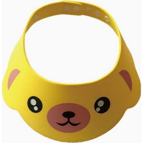 500pcs Adjustable Newborn Baby Shampoo Bathing Shower Cap Wash Hair Shield Direct Visor Caps For Children Baby Care