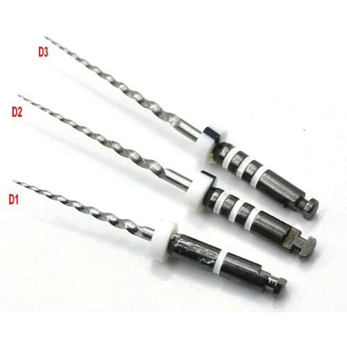6pcs/pack Dental Intrusment Endo Root Canal NiTi File D1-D3 Use For Root canal retreatment Engine