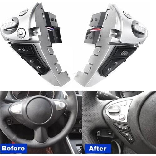 Car Steering Wheel Control Button Switch Multifunction Volume Phone o Switch for Nissan Sylphy Bluebird 2016-2020