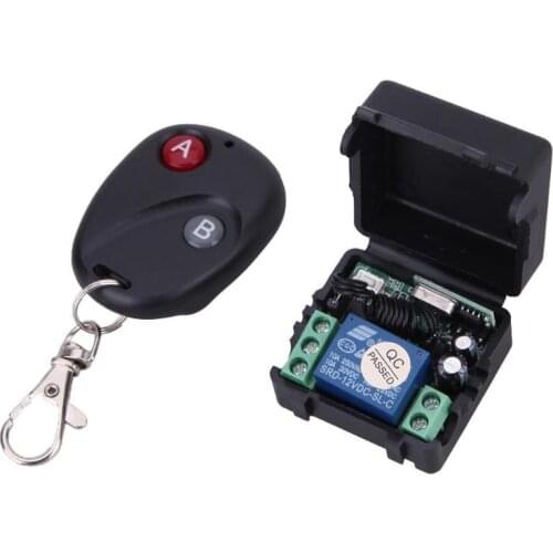 Wireless Remote Control Switch DC12V 10A 433MHz Transmitter Receiver remote for house/mall electromobile/cars/motorcycle