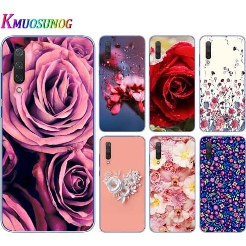 Beautiful and lovely flower rose For Xiaomi Mi 11i 11 10i 10T 10 9T 9SE 9 8 A3 CC9 CC9E Note 10 Lite Pro Ultra Soft Phone Case