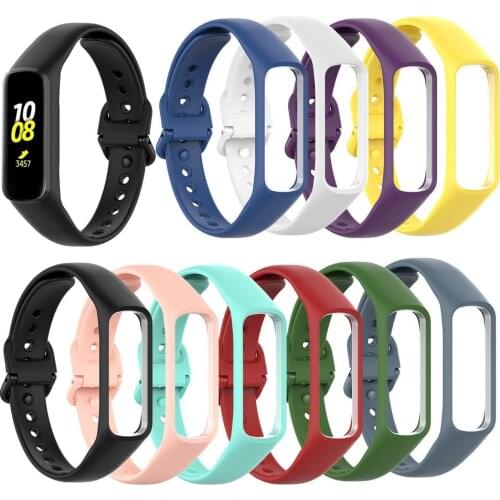 Colorful Silicone Sport Watch Strap For Galaxy Fit-e SM-R375 Smart Sports Bracelet Wristband Replace Accessories