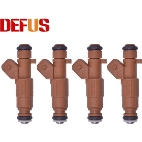 DEFUS 4X 0280156282 Fuel Injector Bico For Chevrolet Chery Tiggo A5 Nozzle Injection Fuel 0 280 156 282 New High Impedance 4Hole