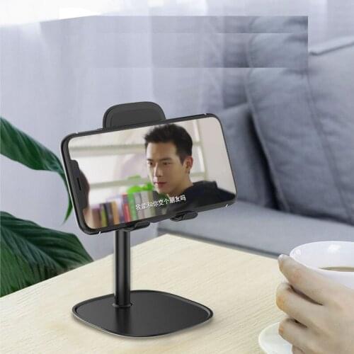 Phone Holder Mobile Stand Smartphone Universal Adjustable Metal Desk Stand Table Cell Phone Holder For IPhone Xiaom