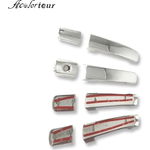 For Nissan Qashqai J10 2008 2014 ABS Chrome Car Door Handle Stickers Door Handle Protective Cover Trim Decoration Accessories