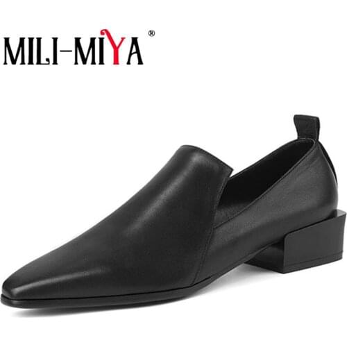 MILI-MIYA Leather Pumps