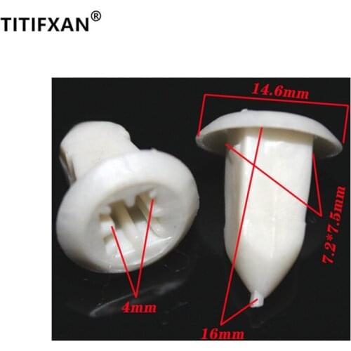 10PCS Car fender lining plate fixed base clips For VW Passat B5 Bora Octavia plastic fastener