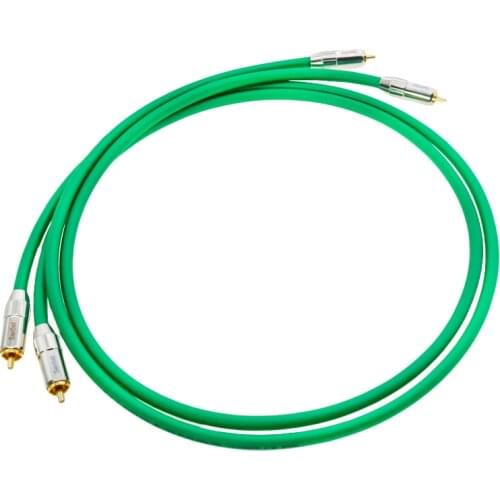 Serost HIFI Signal Cable Mi-3F 99.9999% OCC+OCC Silver-plated Fever Audio CD Amplifier Signal High-fidelity Audio Cable