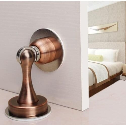 Steel Door Stopper Wedge Door Jam Catcher Block Stay Anti Slamming,Floor Protects Doorstops, Anti Corrision Coated