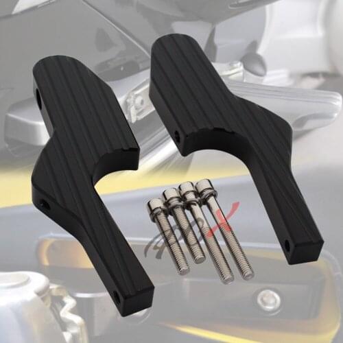 Passenger Foot Peg Extensions Extended Footpegs with 4 screws for Vespa GT GTS GTV 60 125 200 250 300 300ie