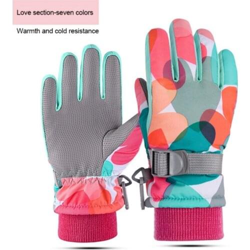 Bike Waterproof Warm Touch Screen Gloves Ski Snowboard Cycling Full Finger Gloves Motorcycle Riding Thickness Cotton Gloves