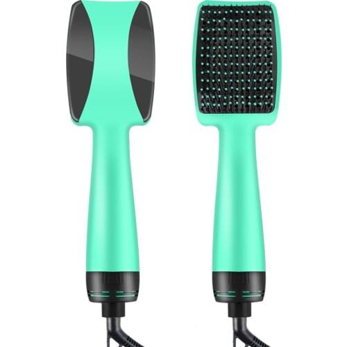 2 In 1 Electric Blower Comb Hair Dryer Brushes Straightener Holder Hot Styling