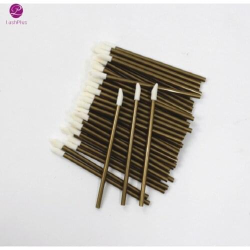 LASHPLUS 50 Pcs Disposable Lip Brush Eyelash Makeups Brushes Lash Extension Mascara Lipstick Wands Set Cosmetic Makeup Tools