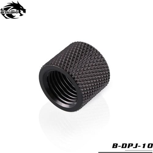 BYKSKI G1/4'' to G1/4'' Extender 15mm Fitting Adapter Water Cooling Adaptors Female to Female Double-sided Thread B-DPJ-10