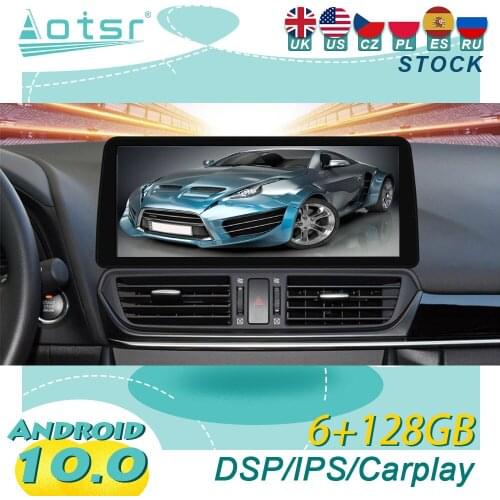 Android 10.0 For Mazda 3 Axela 2014-2019 Car GPS Navigation Stereo DVD Player Streaming Media Multimedia Player Head Unit