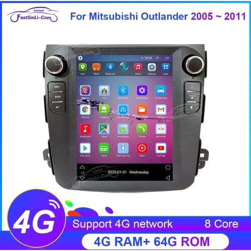 Car GPS Navigation Player radio For Peugeot 4007 For Mitsubishi Outlander xl 2 CW0W 2005-2011 For Citroen C-Crosser 2007-2013