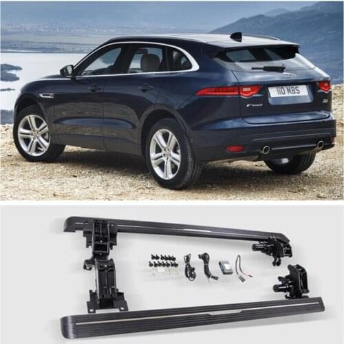 For JAGUAR F-PACE F PACE 2016 2017 2018 2019 2020 2021 Electric Automatic Running Boards Side Step Bar High Quality Motor Pedals