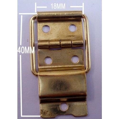 White Metal Cabinet Door Luggage Mini Hinge,5 Holes Decor,Furniture Decoration Hook Hinge,18*40mm,20Pcs