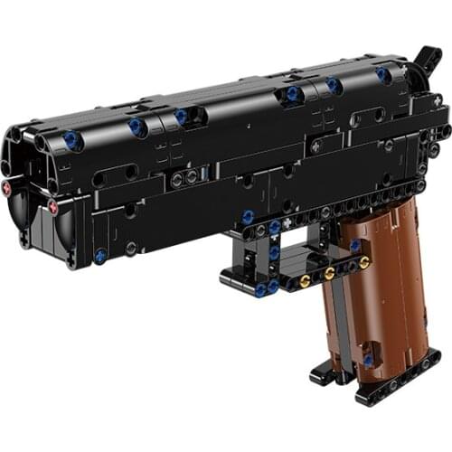 Military Weapons Series Pistol Gun Model Bricks Building Blocks Toys for Children Boys Kids Gifts 268Pcs
