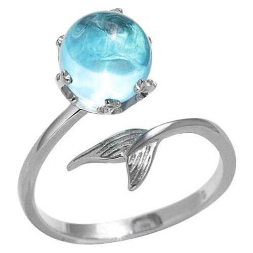 925 Sterling Silver Pin New Mermaid Foam Fashion Personality Small Crowd Design Trendsetter Student Jewelry