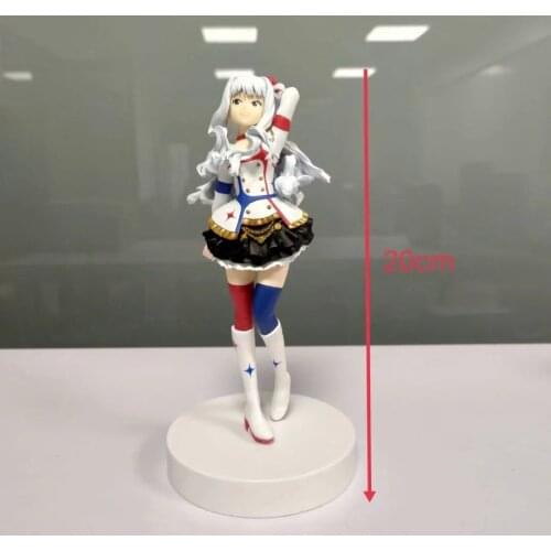 20cm Japanese Anime THE iDOLM@STER Takane Shijou PVC Action Figure Model Collection Toy Doll Gift