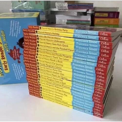5-12 year Childrens English story book Horrid Henry english picture book help child be reader early education book 25pc/set