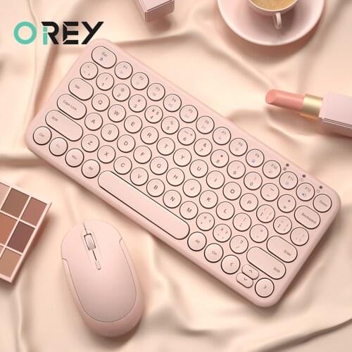 Slient Wireless Keyboard Mouse Combo For Macbook Pro Portable Gaming Keyboard Mouse Set For PC Gamer Computer Laptop Keyboard