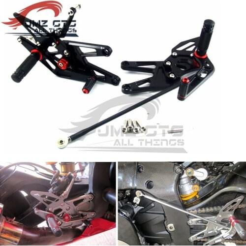 Motorcycle CNC Adjustable Rear Set Rearsets Footrest Foot Rest For YAMAHA R6 2003 2004 2005